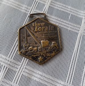 Vintage Thew Lorain Cranes Watch FOB